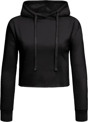 G-Style USA Women's Long Sleeve Crop Top Hoodie
