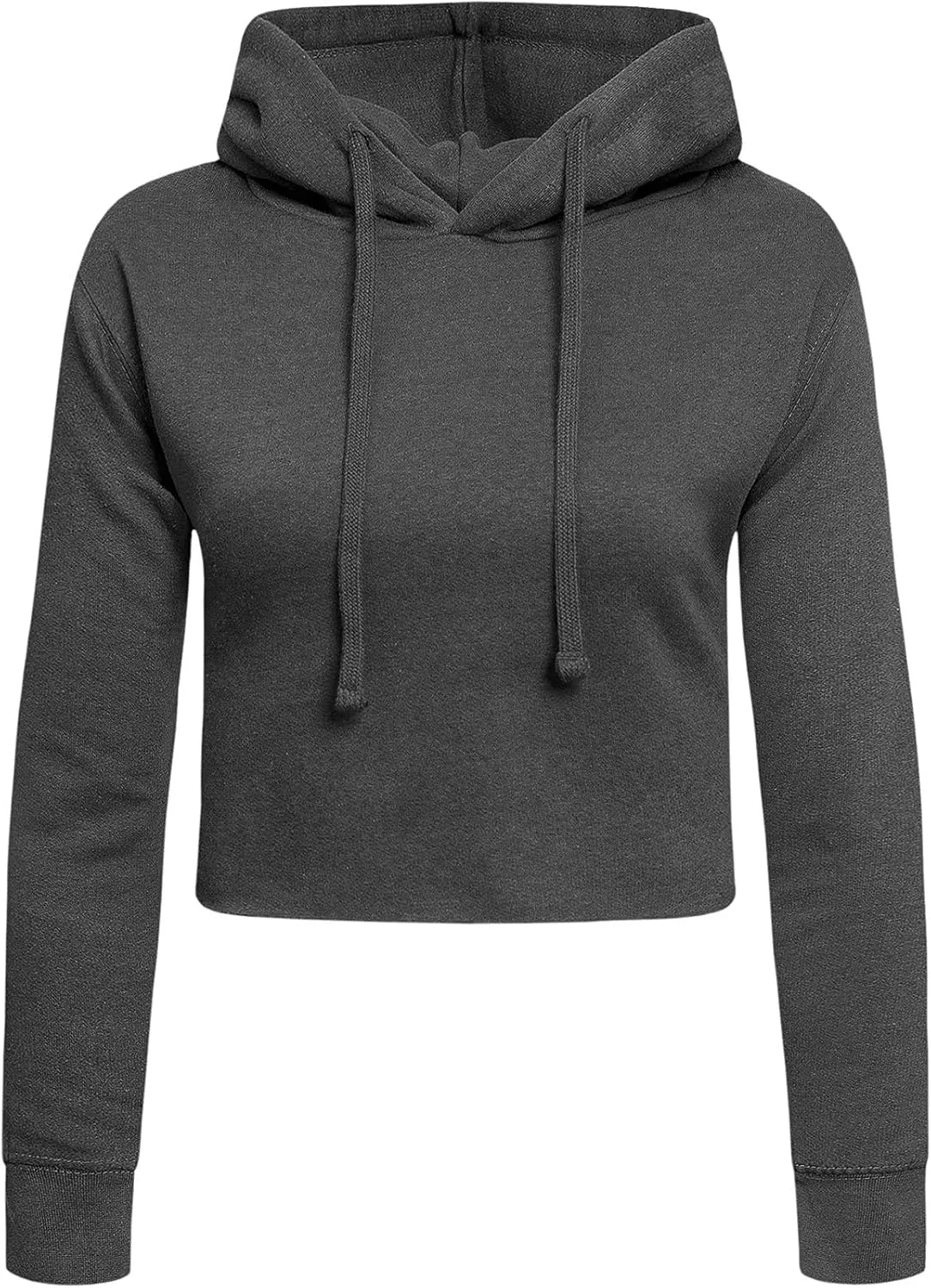 G-Style USA Women's Long Sleeve Crop Top Hoodie