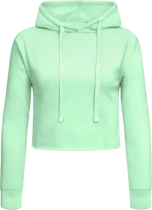 G-Style USA Women's Long Sleeve Crop Top Hoodie