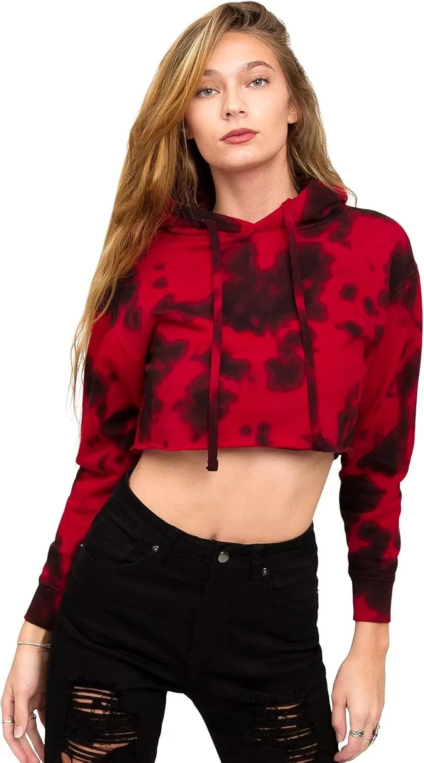 G-Style USA Women's Long Sleeve Crop Top Hoodie