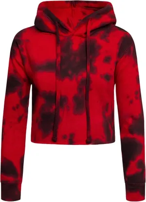 G-Style USA Women's Long Sleeve Crop Top Hoodie