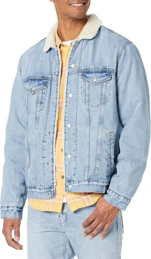 GAP Men's Sherpa Icon Denim Jacket