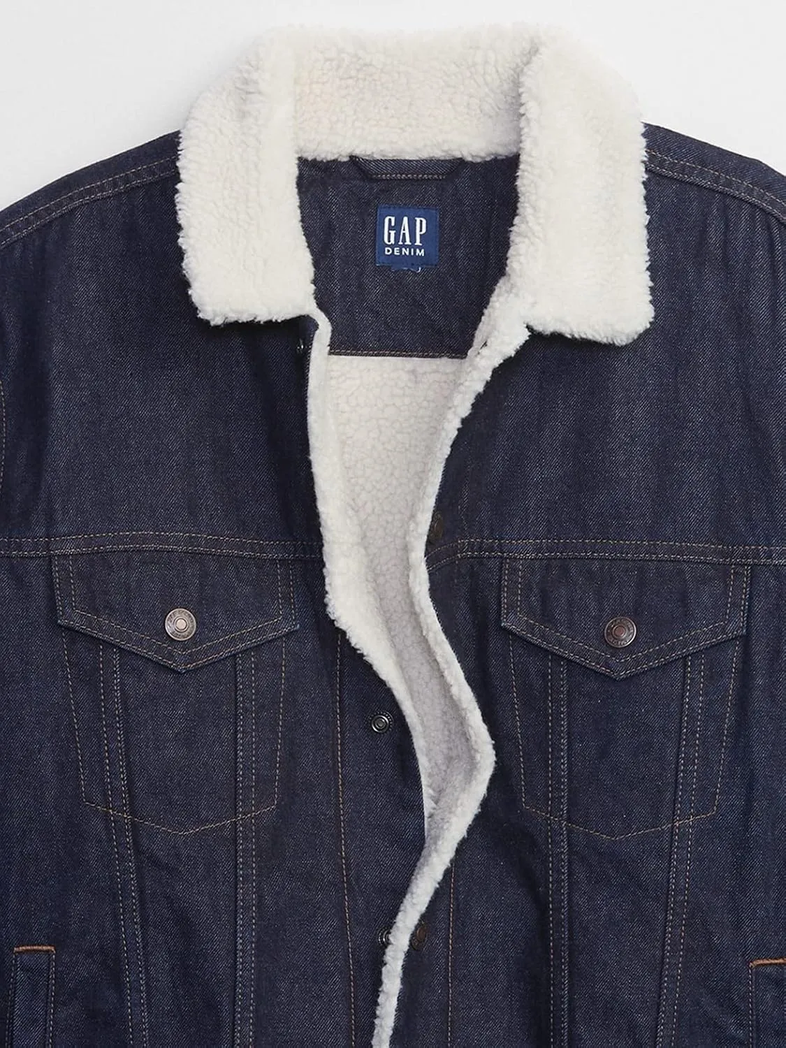 GAP Men's Sherpa Icon Denim Jacket