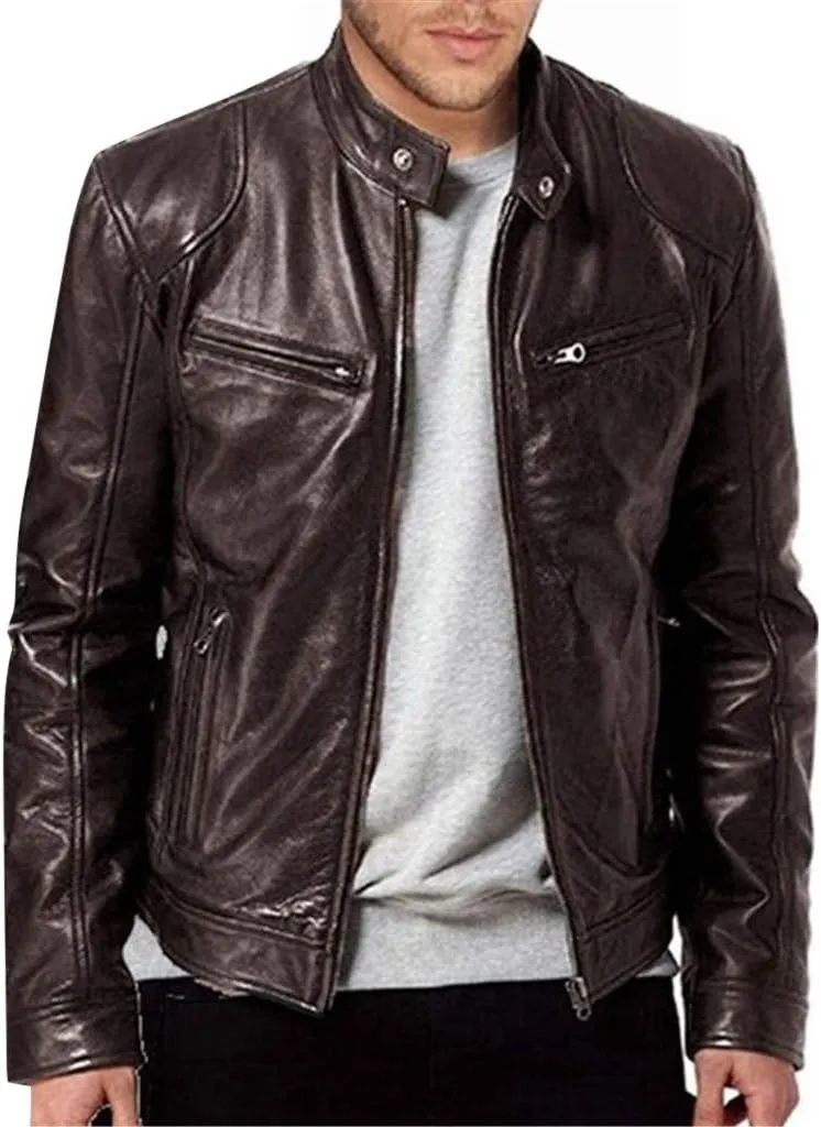 LCMTWX Men's Thick Thermal Winter Jacket Leisure Plus Size Hat Zip Pockets Cotton-Padded Warm Soft Hooded Mens Puffer