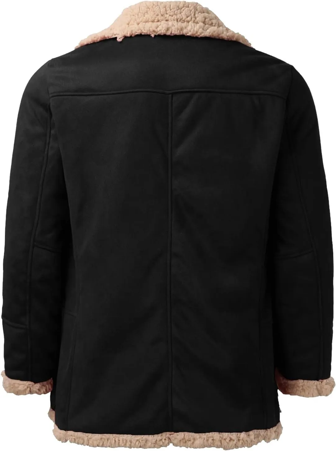 LCMTWX Men's Thick Thermal Winter Jacket Leisure Plus Size Hat Zip Pockets Cotton-Padded Warm Soft Hooded Mens Puffer