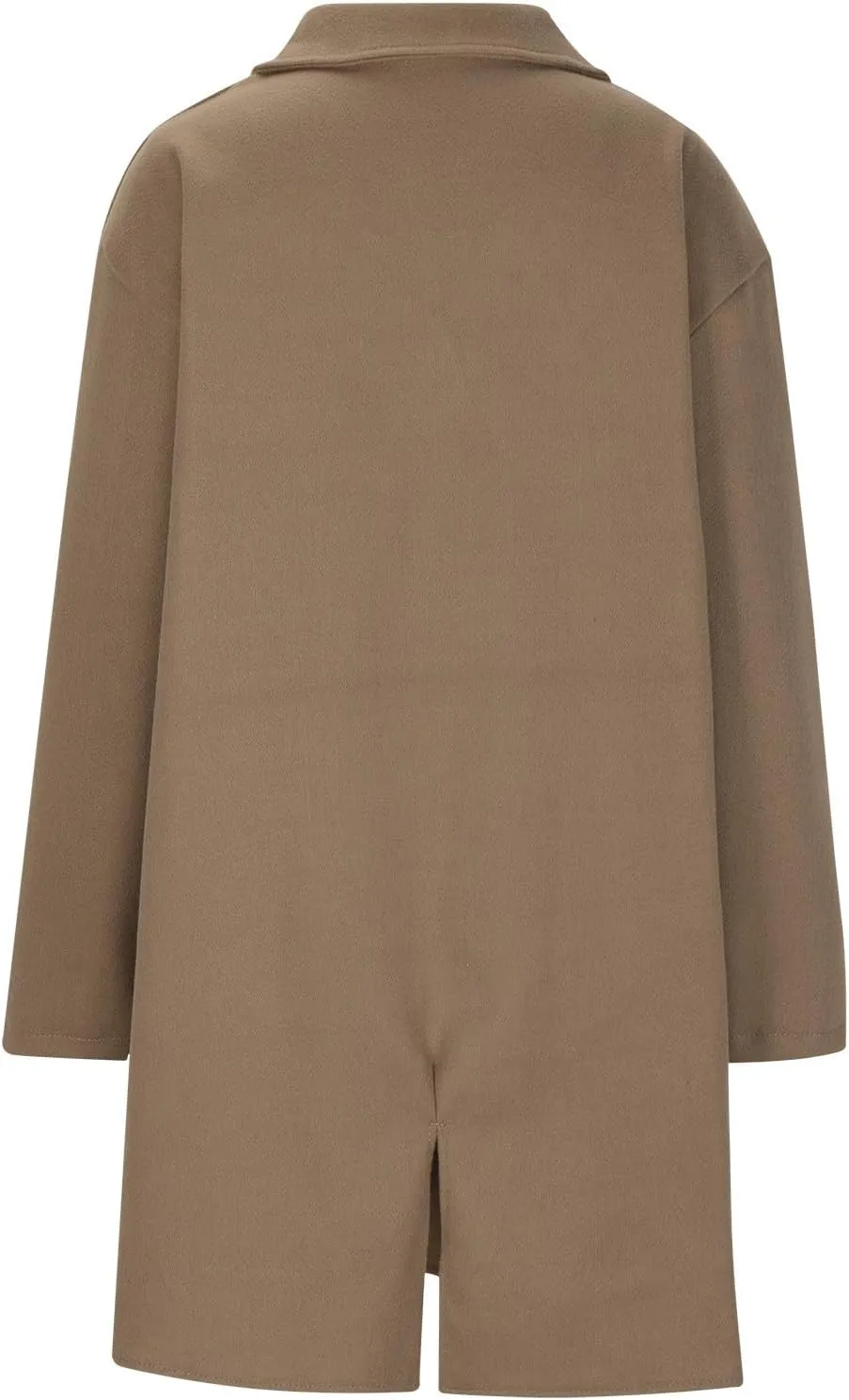 Long Cardigan Sweaters for Women Pea Trench Coats Mid Length Button Up Knit Cardigan Oversized Winter Jacket Trendy