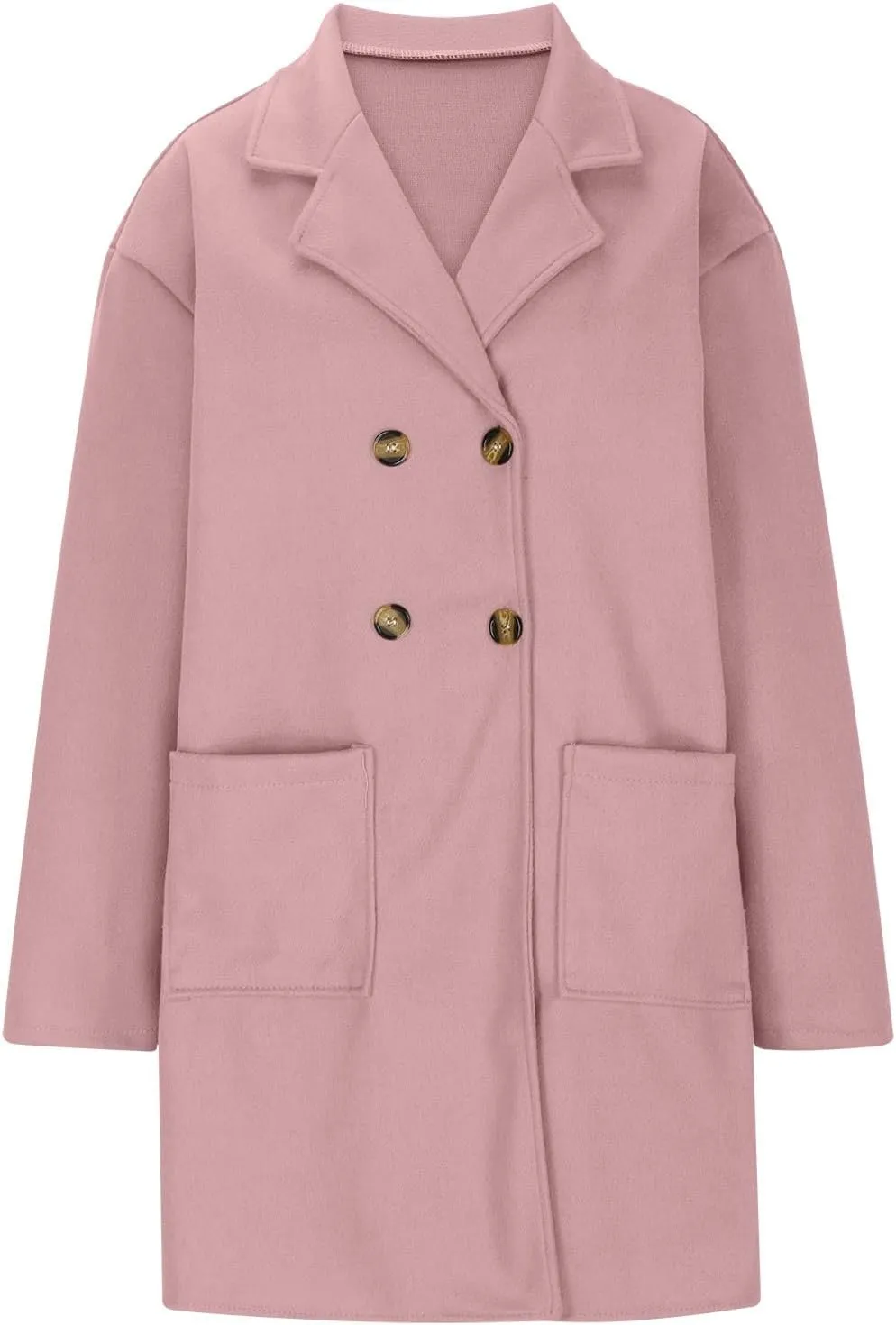 Long Cardigan Sweaters for Women Pea Trench Coats Mid Length Button Up Knit Cardigan Oversized Winter Jacket Trendy