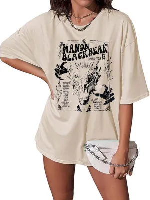 Manon Blackbeak Throne of Glass Oversized Shirt Women Book Lover Fans Top Tees Summer Short Sleeve Shirt