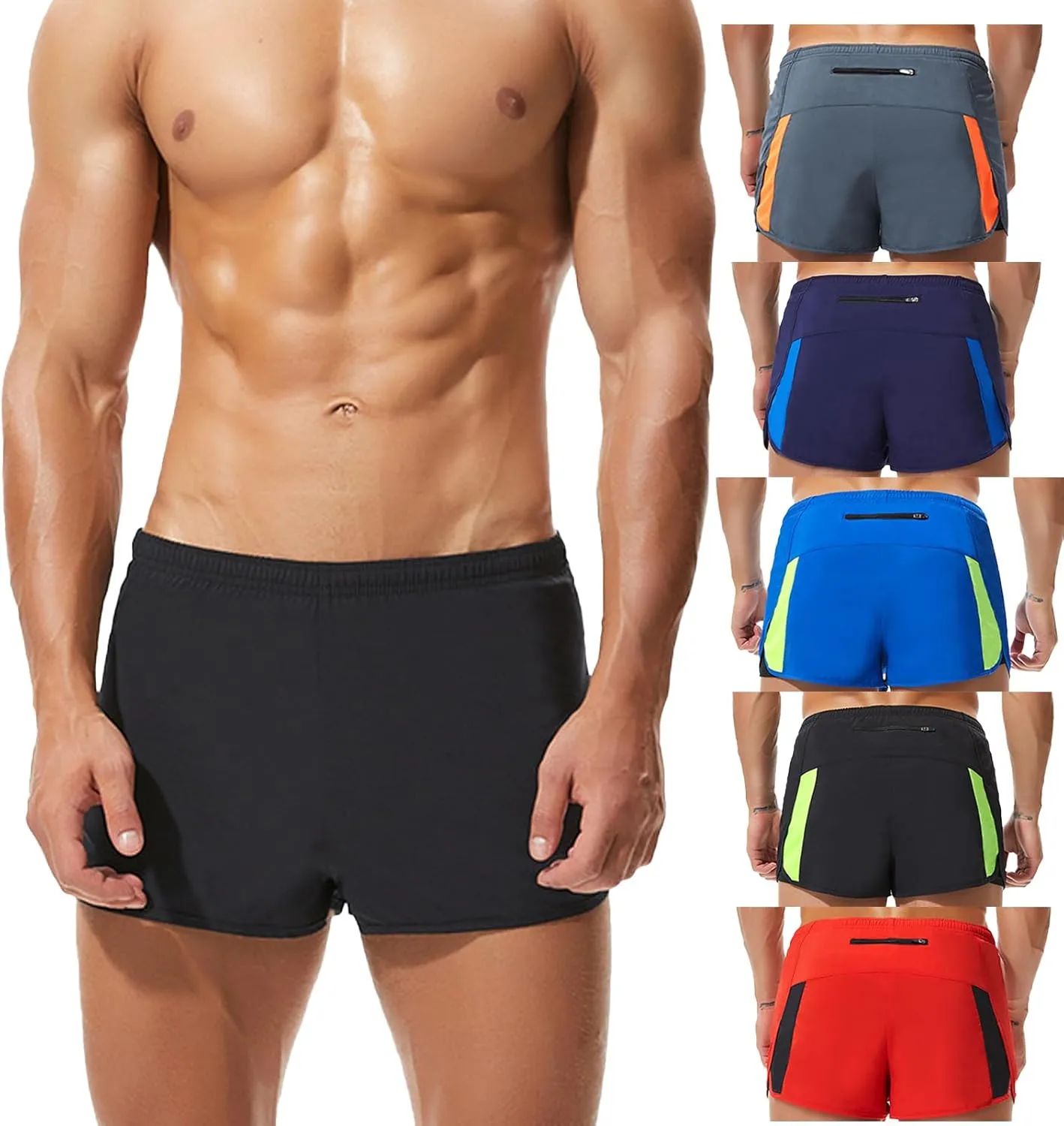 Men Shorts Quick Dry Running Shorts Workout Shorts Training Jogging Short Pants Summer Sports Shorts