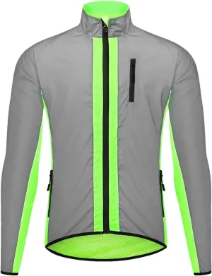 Men's And Women's Spring And Winter Fully Reflective Cycling Jackets Soft Breathable Quick Dry Motorcycle Jackets