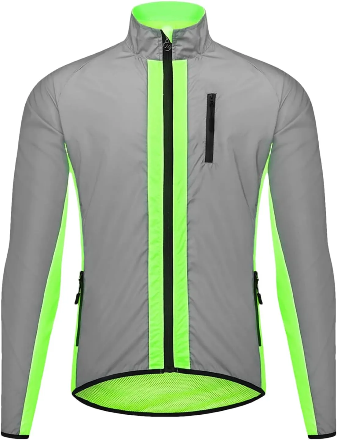 Men's And Women's Spring And Winter Fully Reflective Cycling Jackets Soft Breathable Quick Dry Motorcycle Jackets