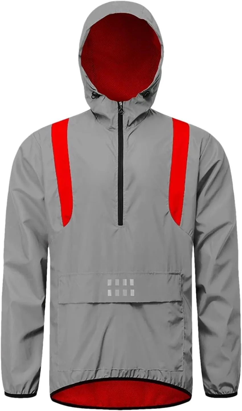 Men's And Women's Spring And Winter Fully Reflective Cycling Jackets Soft Breathable Quick Dry Motorcycle Jackets