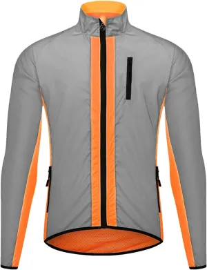 Men's And Women's Spring And Winter Fully Reflective Cycling Jackets Soft Breathable Quick Dry Motorcycle Jackets