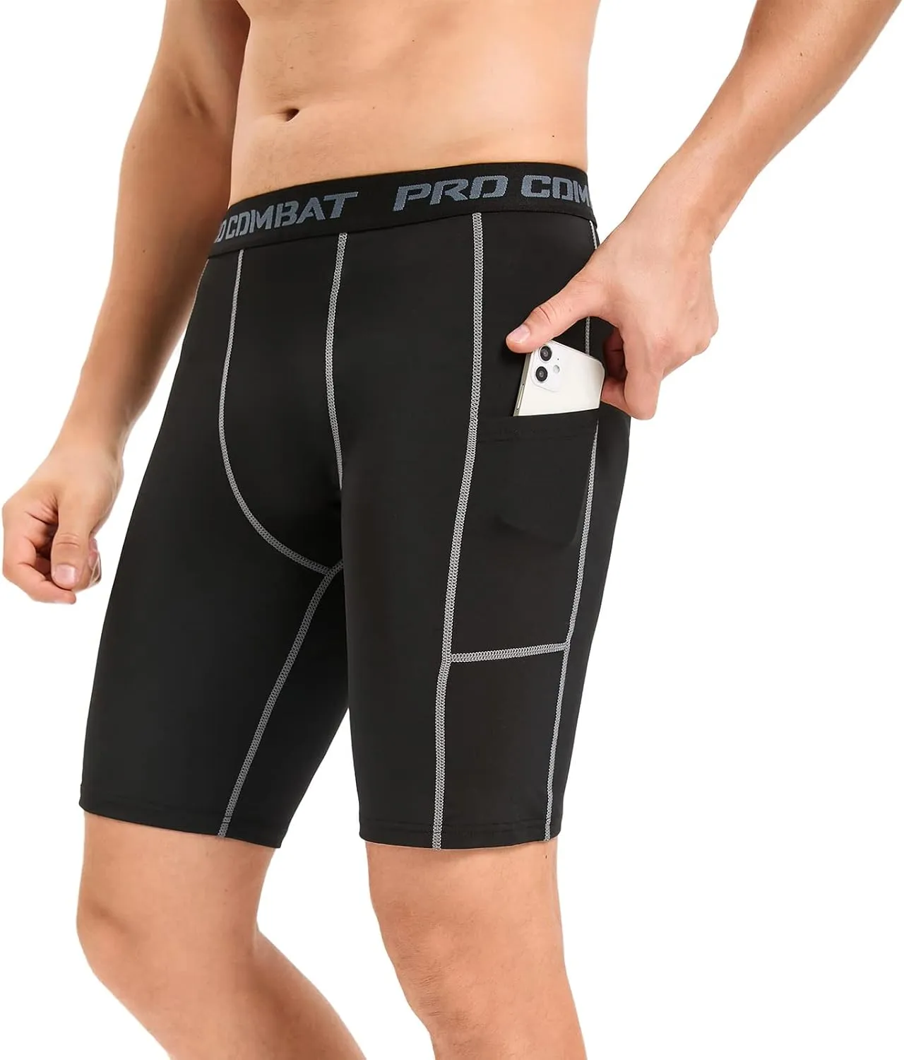 Men's Compression Shorts 3 Pack,Workout Shorts,Running Shorts,Training Quick Dry Athletic Shorts