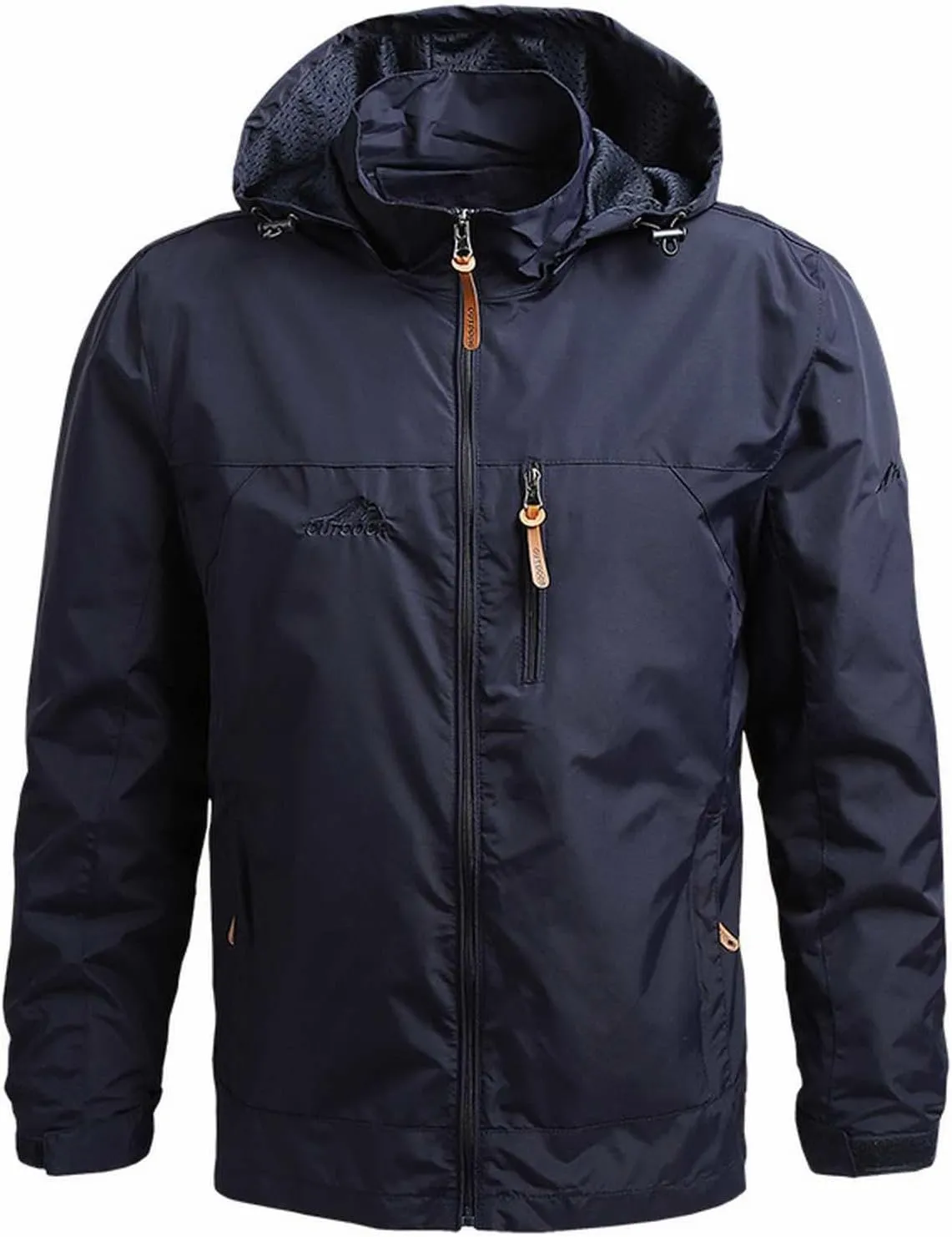 Mens Raincoat Suit Mountaineering Suit Coat Windbreaker Outdoor Sports Jacket Men Mens Rain Jackets Mens Coat Men