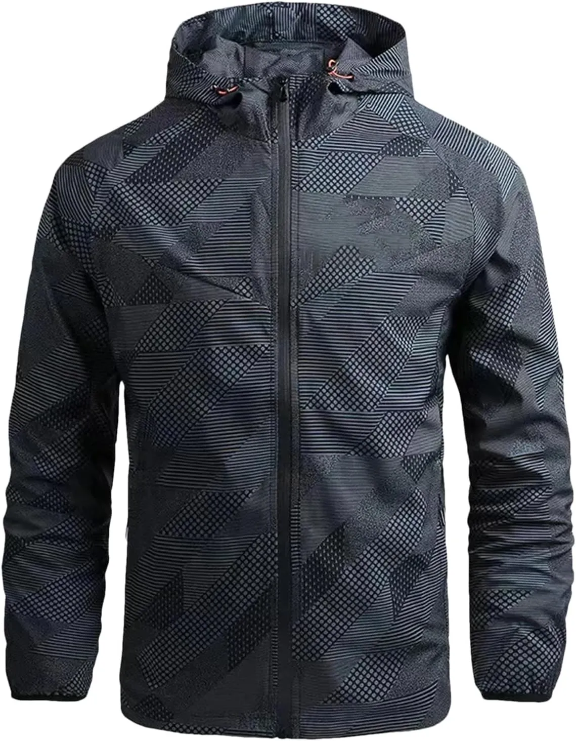 Men's Road Cycling Windbreaker, Cycling Breathable Jacket, Quick Dry Sweat-Proof Jersey