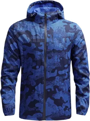 Men's Road Cycling Windbreaker, Cycling Breathable Jacket, Quick Dry Sweat-Proof Jersey