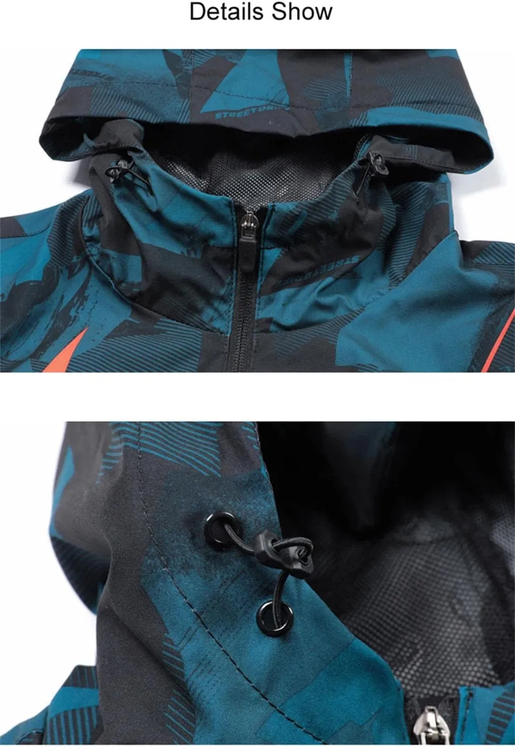 Men's Road Cycling Windbreaker, Cycling Breathable Jacket, Quick Dry Sweat-Proof Jersey