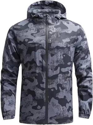 Men's Road Cycling Windbreaker, Cycling Breathable Jacket, Quick Dry Sweat-Proof Jersey