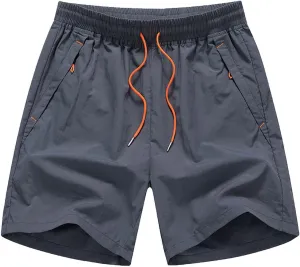 Mens Running Shorts Waterproof Quick Dry Hiking Shorts Jogging Golf Shorts Classic Basic Basketball Shorts