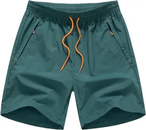 Mens Running Shorts Waterproof Quick Dry Hiking Shorts Jogging Golf Shorts Classic Basic Basketball Shorts