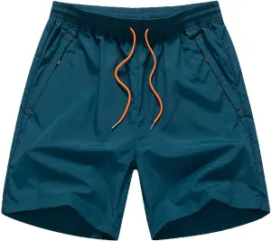 Mens Running Shorts Waterproof Quick Dry Hiking Shorts Jogging Golf Shorts Classic Basic Basketball Shorts