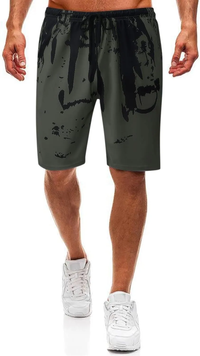 Mens Shorts,Men's Workout Shorts Stretch Running Shorts Quick Dry Lightweight Summer Shorts withPockets