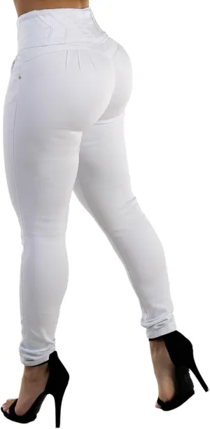 Moda Xpress High Waisted Butt Lifting Jeans for Women - Colombian Design Jeans Levanta Cola