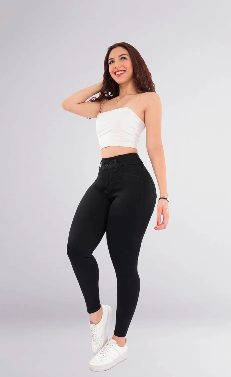 Pantalones Levanta Cola Colombian Butt Lifting High Waisted Jeans for Women