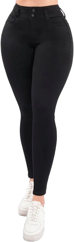Pantalones Levanta Cola Colombian Butt Lifting High Waisted Jeans for Women