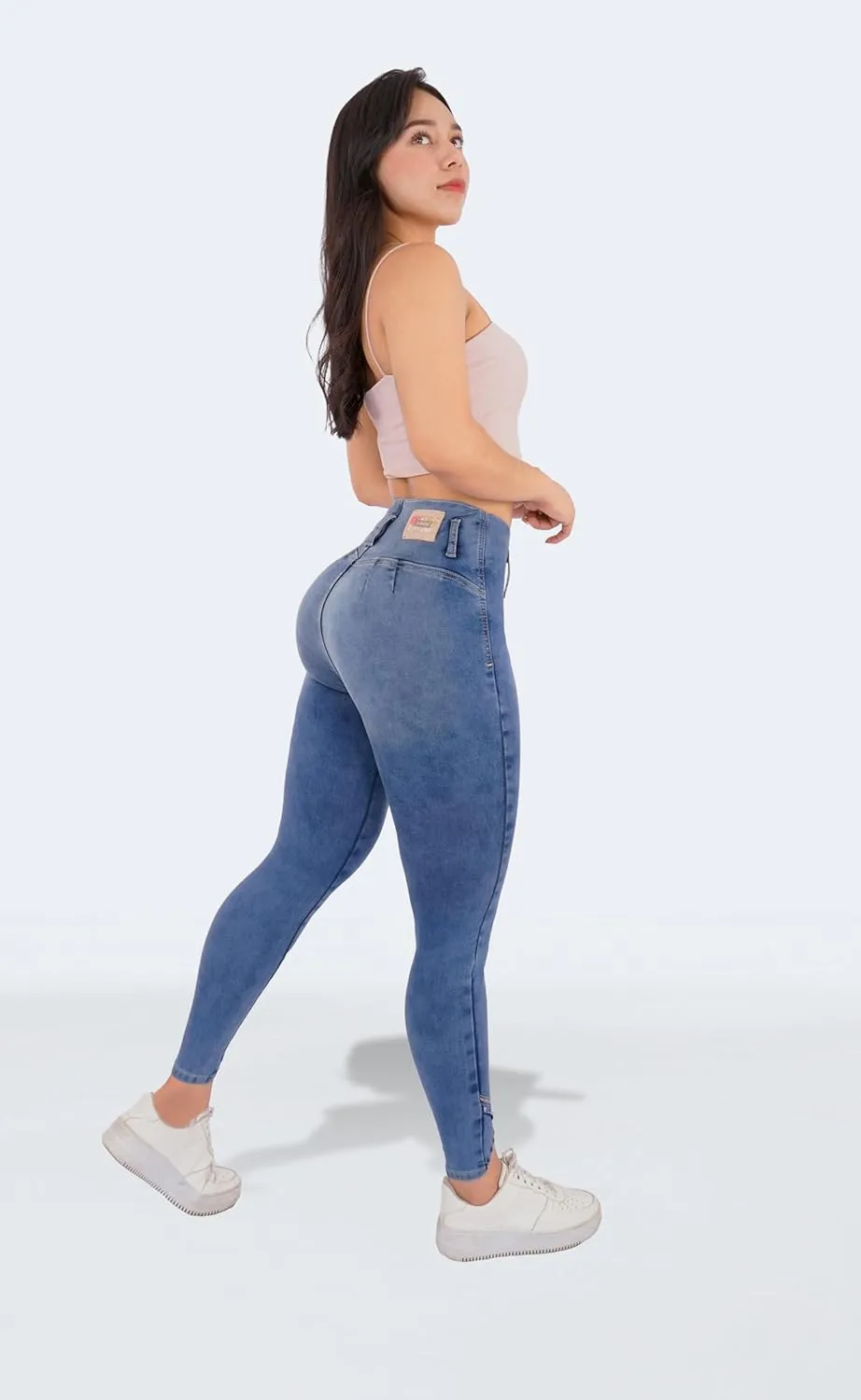 Pantalones Levanta Cola Colombian Butt Lifting High Waisted Jeans for Women