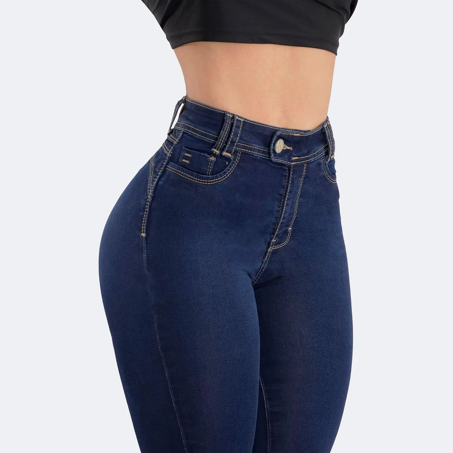 Pantalones Levanta Cola Colombian Butt Lifting High Waisted Jeans for Women