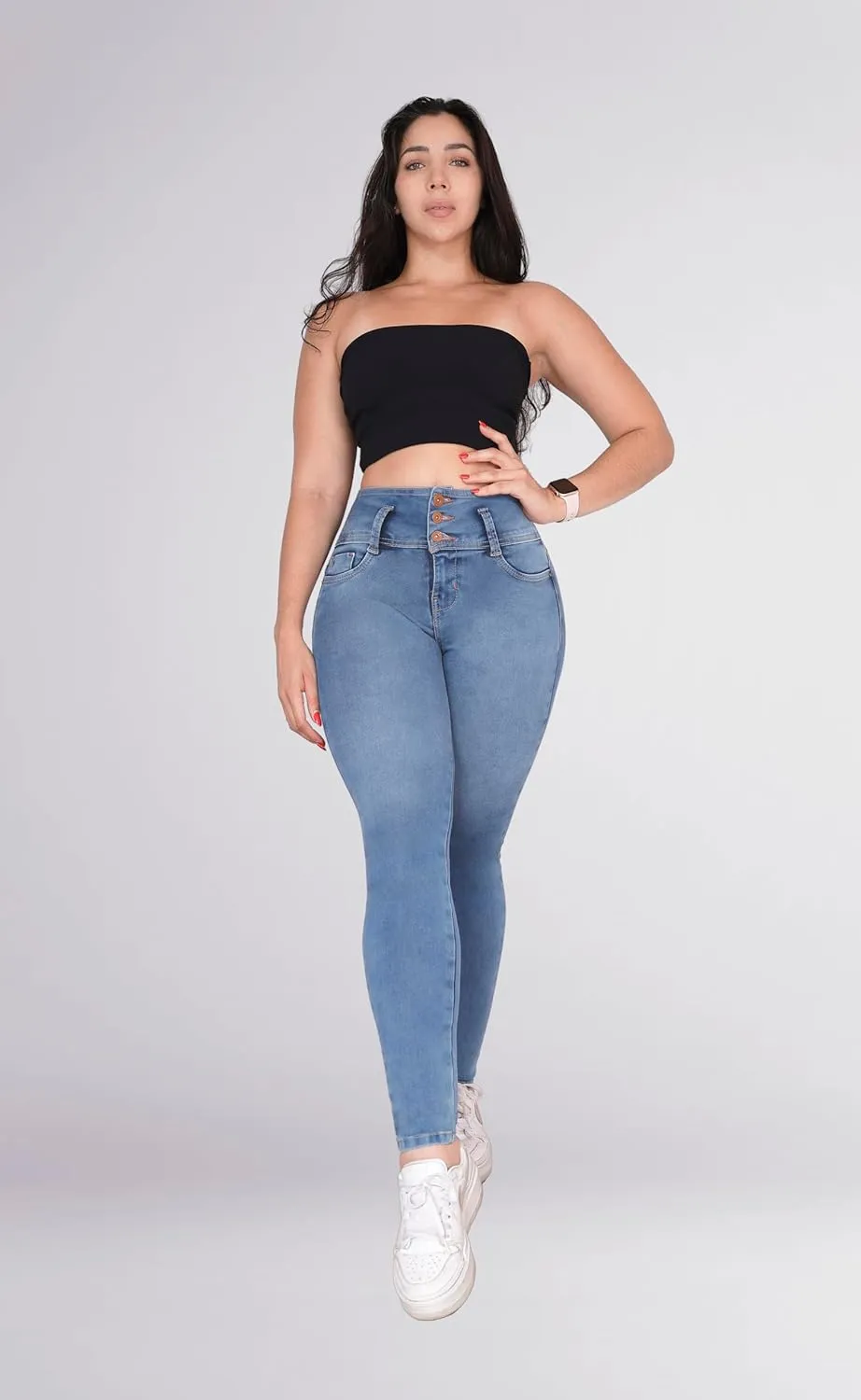 Pantalones Levanta Cola Colombian Butt Lifting High Waisted Jeans for Women