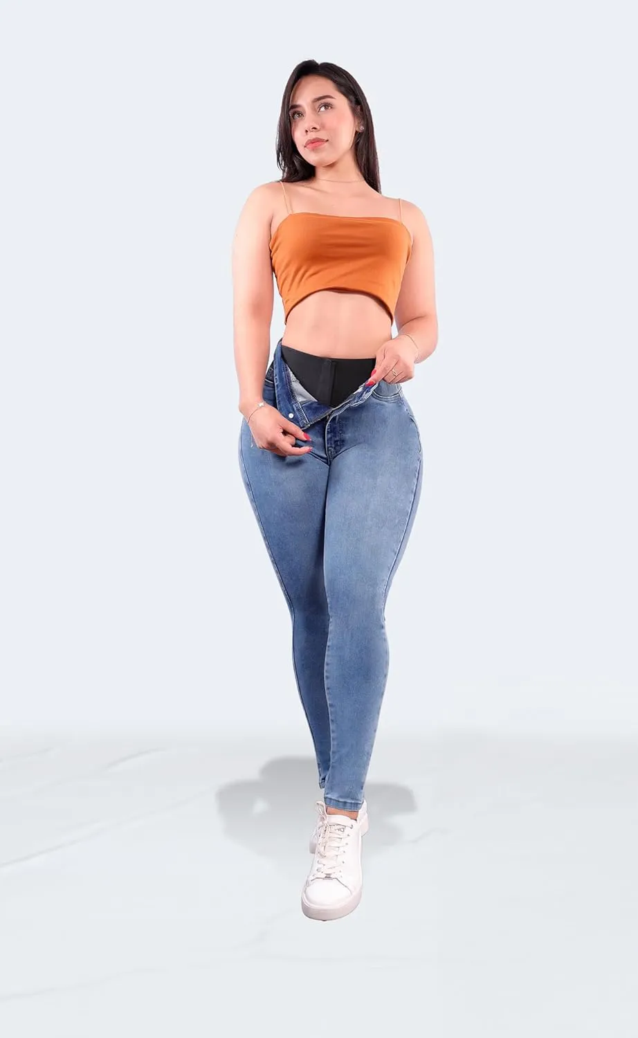 Pantalones Levanta Cola Colombian Butt Lifting High Waisted Jeans for Women