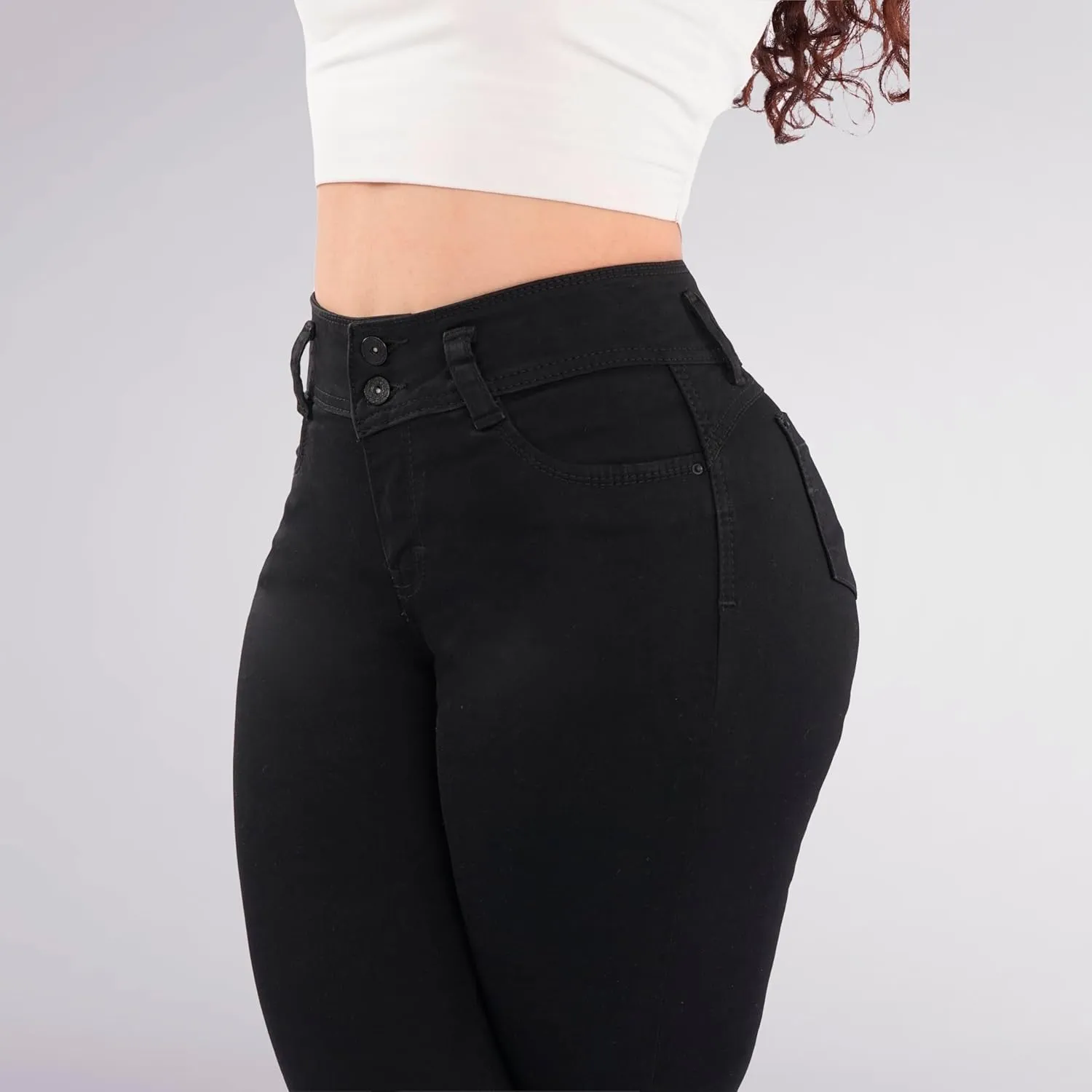 Pantalones Levanta Cola Colombian Butt Lifting High Waisted Jeans for Women