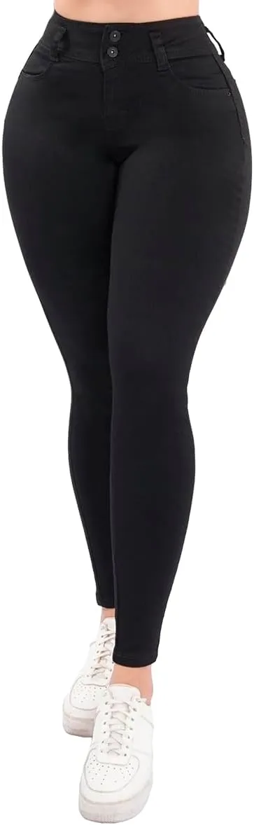 Pantalones Levanta Cola Colombian Butt Lifting High Waisted Jeans for Women