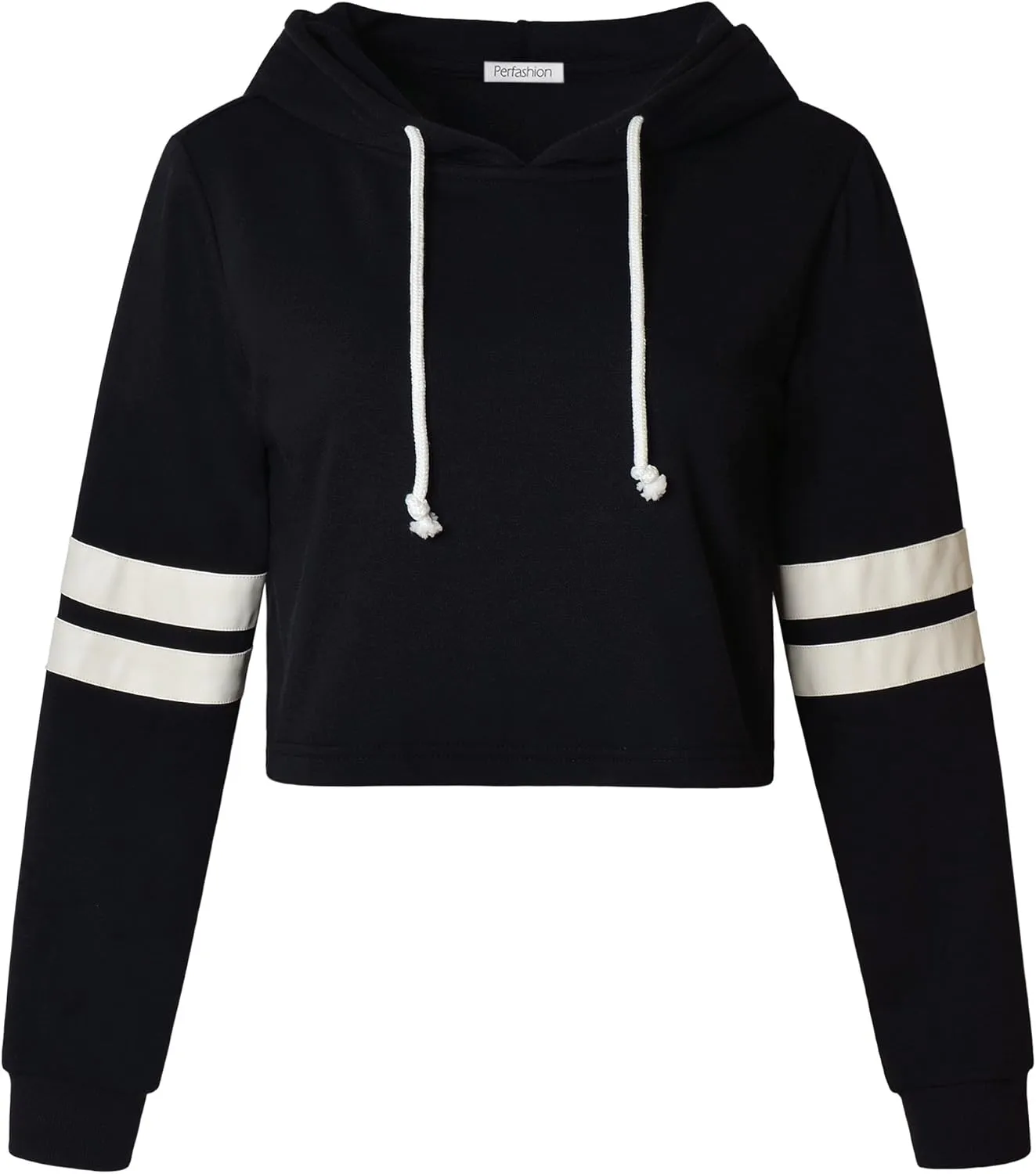Perfashion Women Sweatshirt Crop Top Hoodie Long Sleeve Sweatshirts