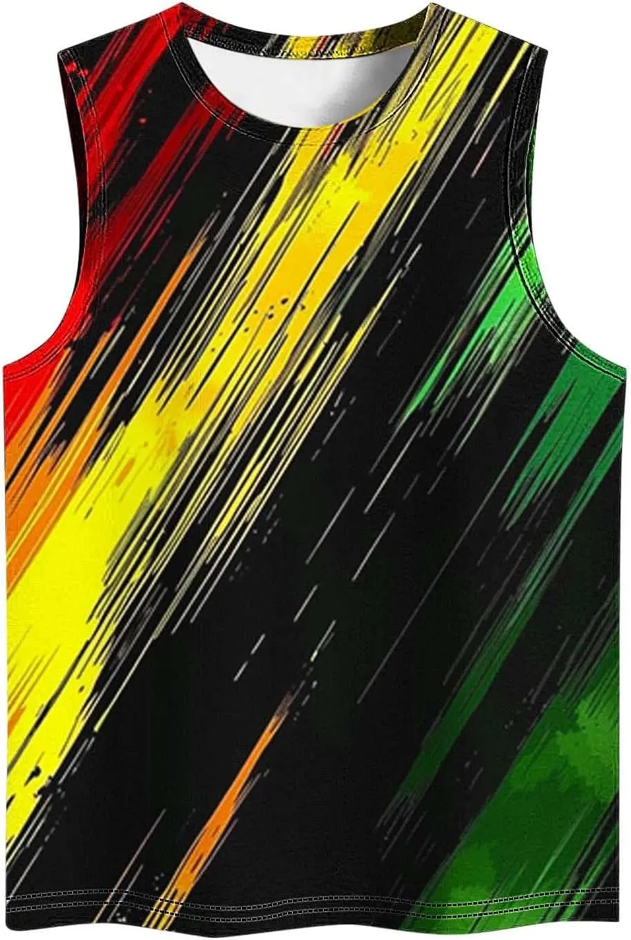 Plus Size Tank Tops for Women Black History Melanin African Black Women T-Shirt Casual Sleeveless Cami Top