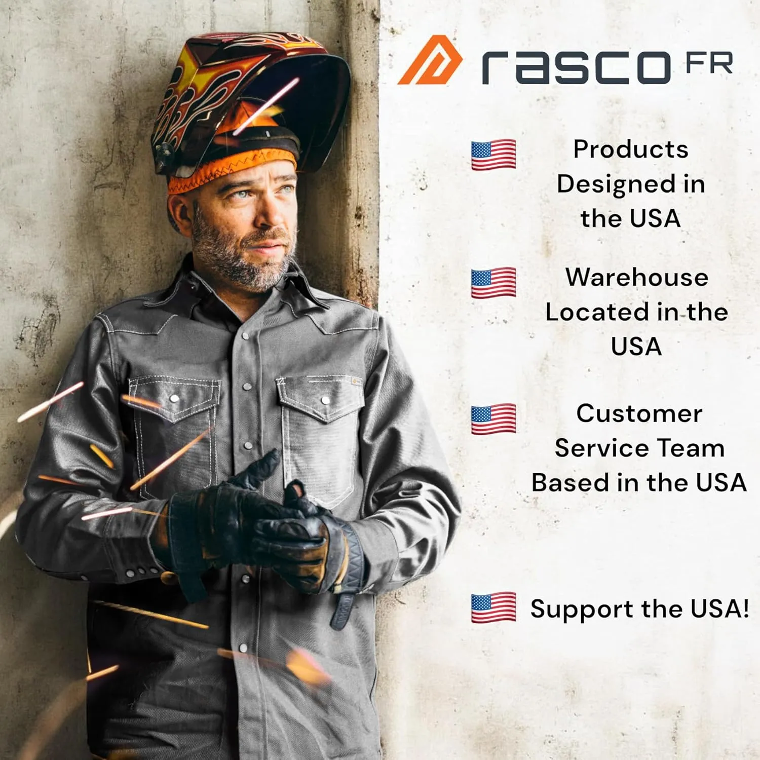 Rasco FR Canvas Hooded Jacket