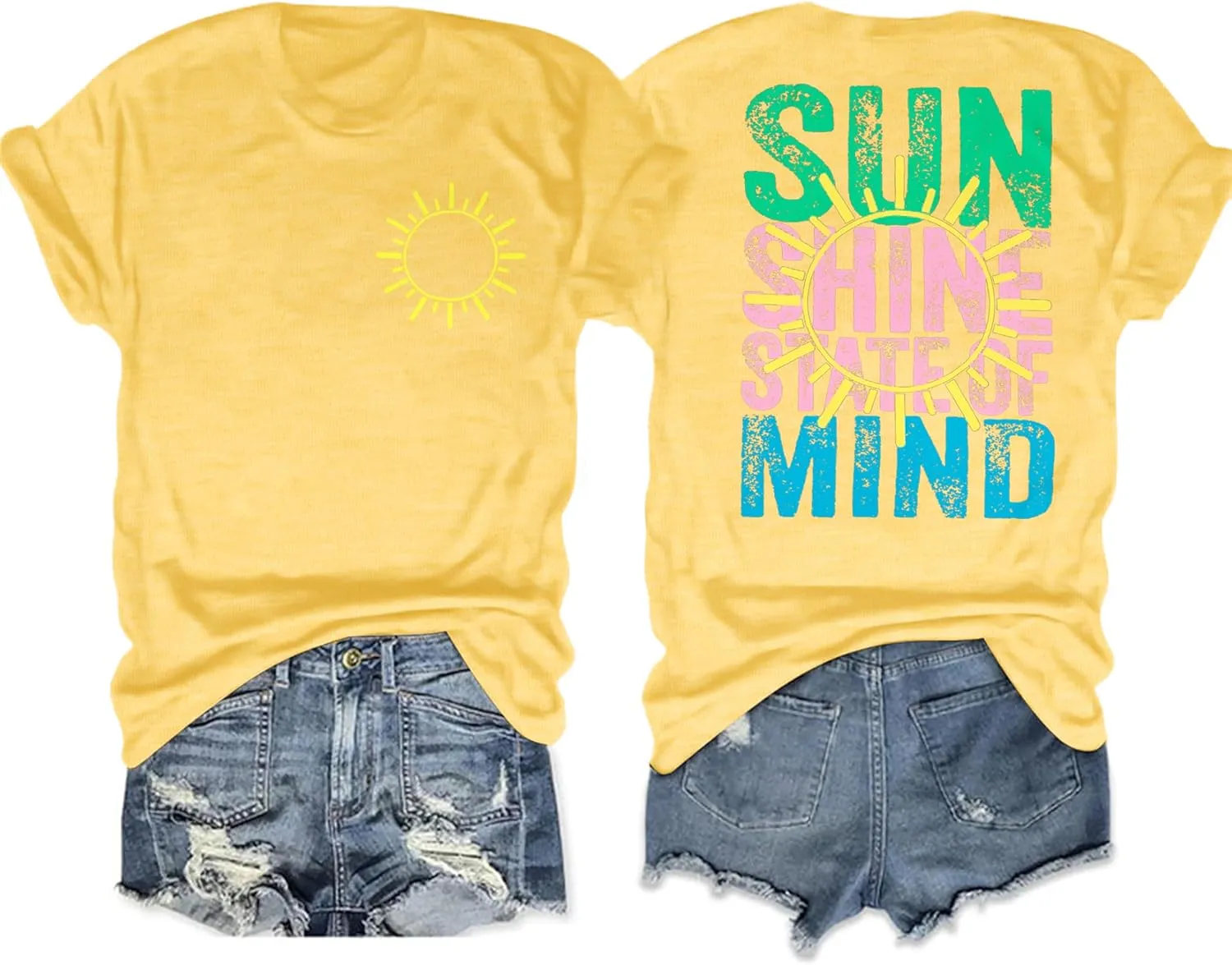 Salty Beach Oversized Shirt Women Hawaiian Beach Shirts Sunshine Graphic Tee Summer Vacation Tees Tops