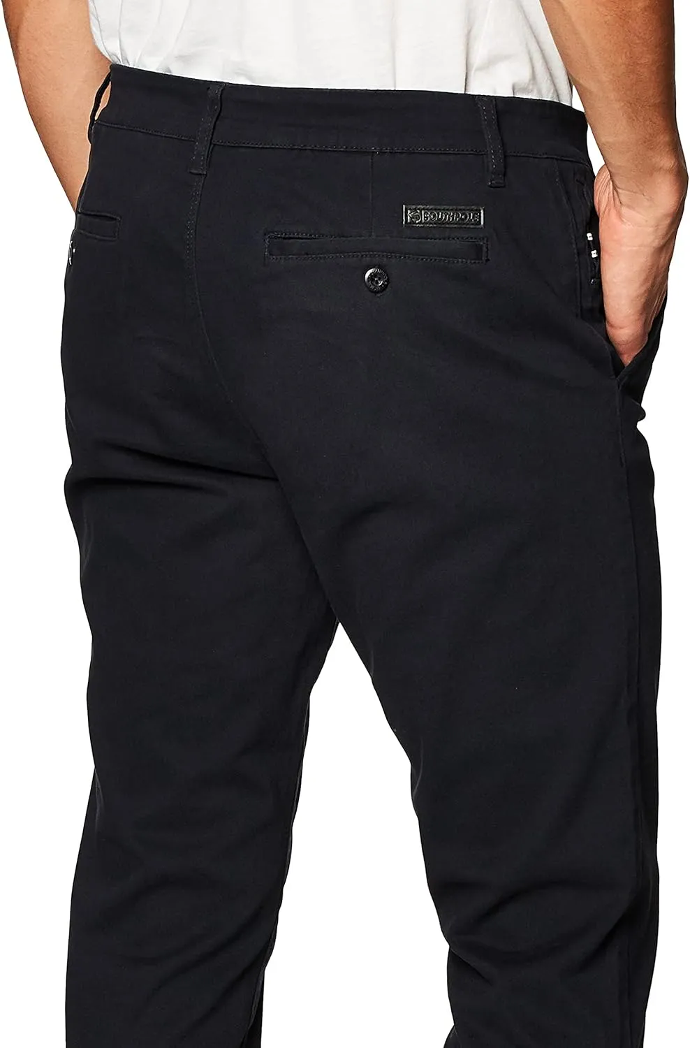 Southpole Men's Flex Stretch Basic Long Chino Pants