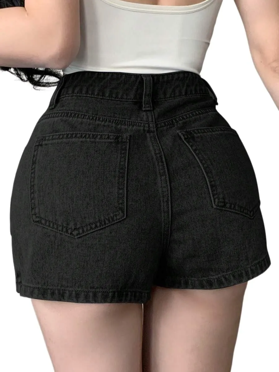 SperLucky Jeans for Women High Waisted Stretchy Short Jeans Denim Three Quarter Pants