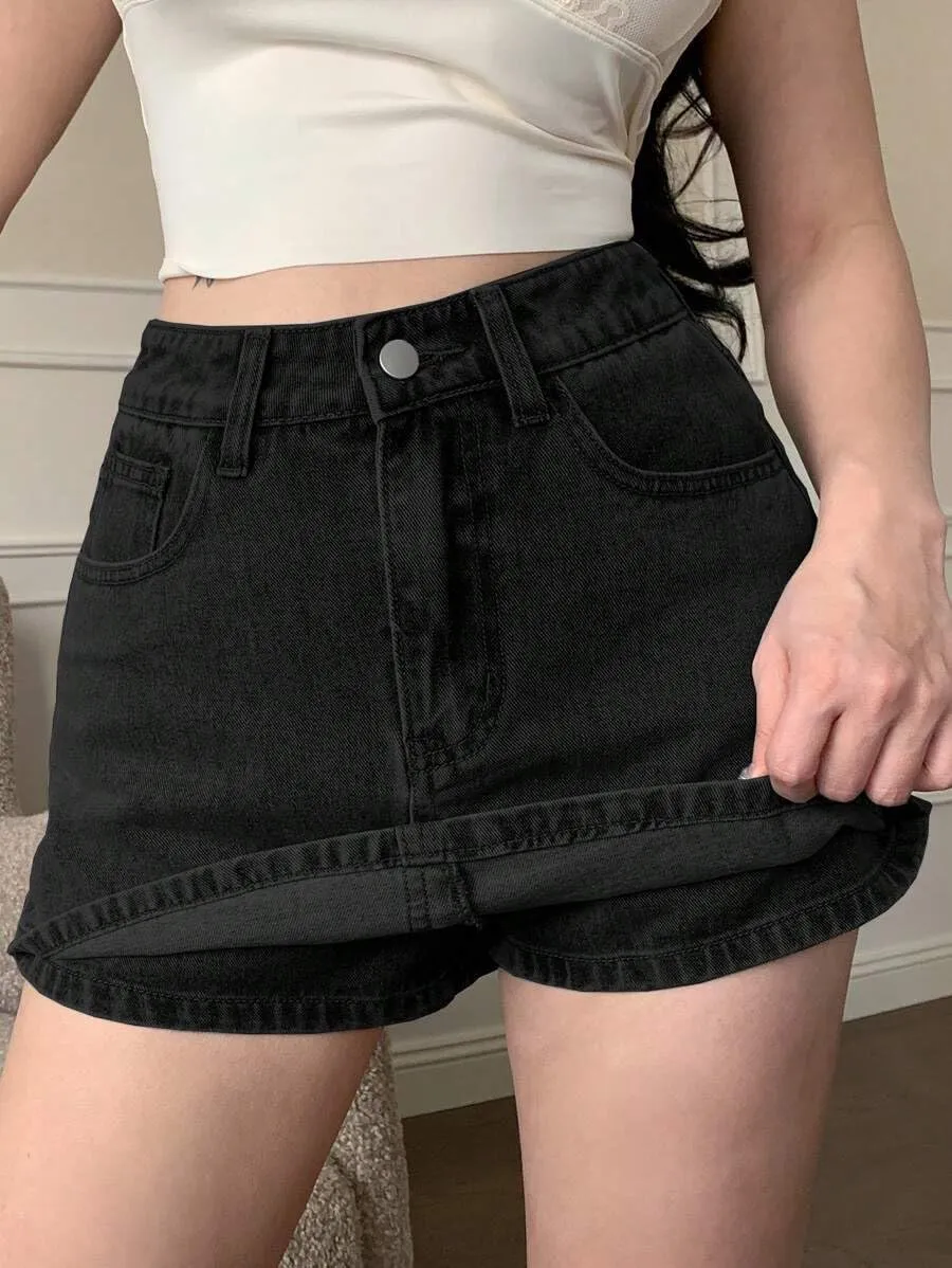 SperLucky Jeans for Women High Waisted Stretchy Short Jeans Denim Three Quarter Pants