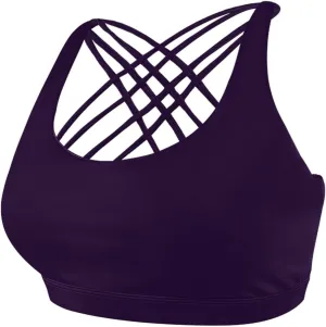 Strappy Sports Bras for Women Criss Cross Back No Underwire Gym Bra Quick Dry Yoga Workout Cami Top Bralettes