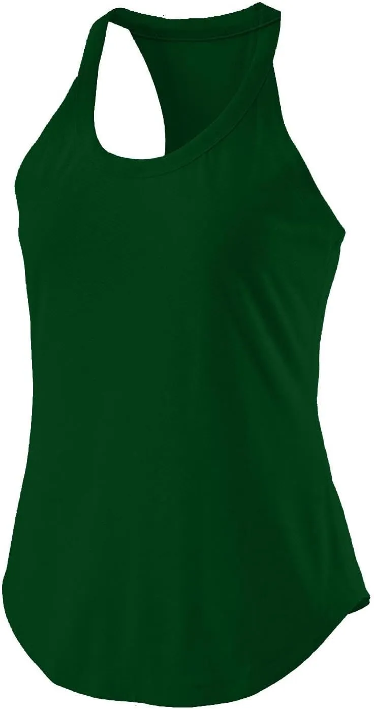 Summer Racer Back Soft Yoga Tank Tops Women Scoop Neck Sleeveless Workout Shirts Casual Comfy Running Gym Cami Top