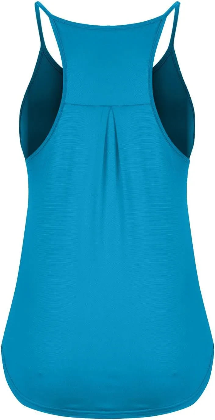 Summer Racer Back Soft Yoga Tank Tops Women Scoop Neck Sleeveless Workout Shirts Casual Comfy Running Gym Cami Top