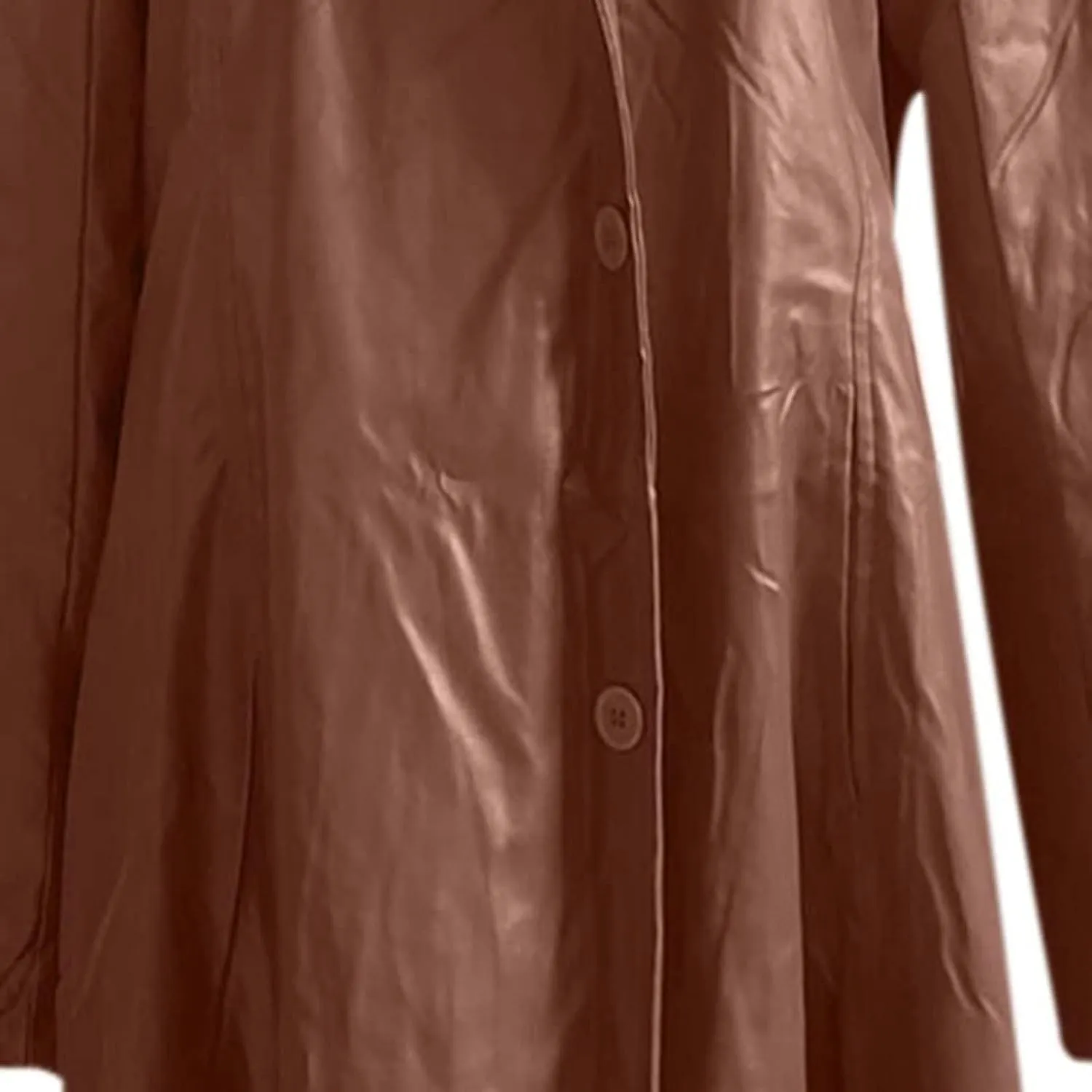 Thatrich Motorcycle Jacket Men Full Length Faux Leather Jackets Vintage Classic Trench Coat Steampunk Overcoat Winter Outwear