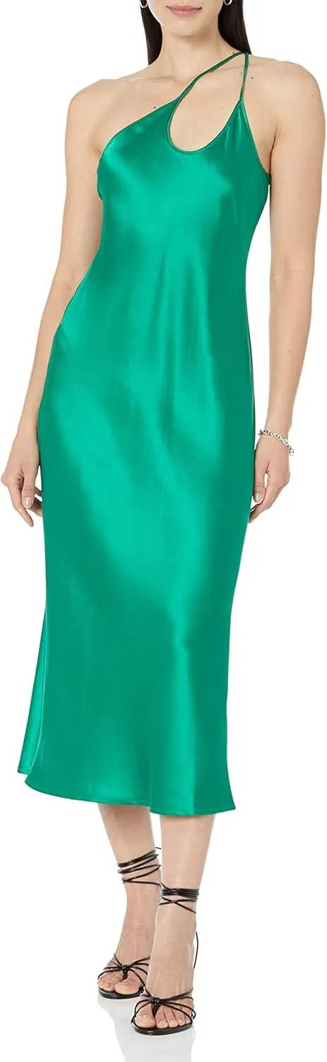 The Drop Women's Ashley Asymetrical Slip Dress