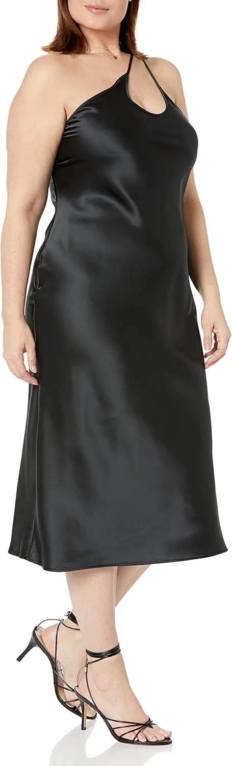 The Drop Women's Ashley Asymetrical Slip Dress