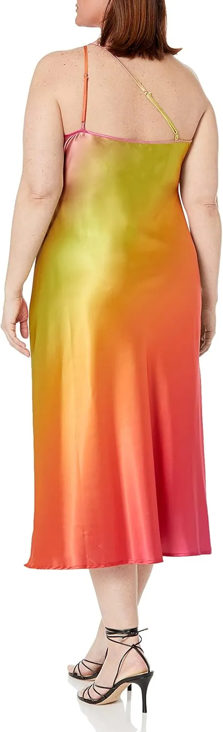 The Drop Women's Ashley Asymetrical Slip Dress